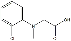 METHYL-D-(+)-(2-CHLOROPHENYL)GLYCINE,,结构式