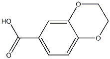 1,4-Benzodioxan-6-carboxylic Acid Structure