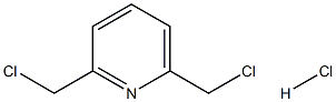 2,6-bis(chloromethyl)pyridine hydrochloride,,结构式