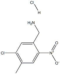 5-CHLORO-4-METHYL-2-NITROBENZYLAMINE Hydrochloride Structure