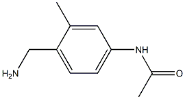 4-ACETAMIDO-2-METHYLBENZYLAMINE Struktur
