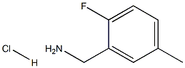 2-FLUORO-5-METHYLBENZYLAMINE Hydrochloride 结构式