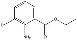 2-AMINO-3-BROMOBENZOIC ACID ETHYL ESTER Structure