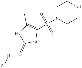 4-METHYL-5-(PIPERAZIN-1-YLSULFONYL)-1,3-THIAZOL-2(3H)-ONE HYDROCHLORIDE