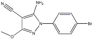  5-AMINO-1-(4-BROMOPHENYL)-3-METHOXY-1H-PYRAZOLE-4-CARBONITRILE