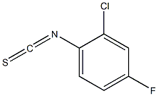 2-CHLORO-4-FLUOROPHENYL ISOTHIOCYANATE 97% 化学構造式