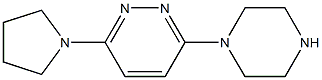 3-(1-PIPERAZINO)-6-(1-PYRROLIDINO)PYRIDAZINE Struktur