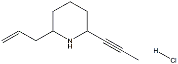 2-ALLYL-6-PROP-1-YNYL-PIPERIDINE HYDROCHLORIDE,,结构式