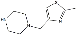 1-(2-METHYL-4-THIAZOLYLMETHYL)PIPERAZINE Struktur