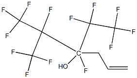 3-ALLYL PERFLUORO(2-METHYLPENTAN)-3-OL, 94% MIN. 化学構造式