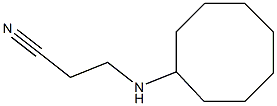 3-(CYCLOOCTYLAMINO)PROPIONITRILE 98% 化学構造式