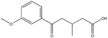 5-(3-METHOXYPHENYL)-3-METHYL-5-OXOVALERIC ACID 95%