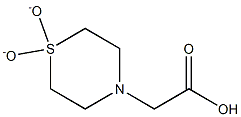 (1,1-DIOXIDOTHIOMORPHOLIN-4-YL)ACETIC ACID 结构式