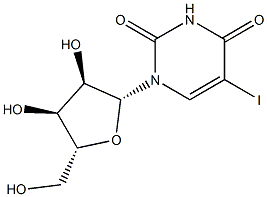 5-IODOURIDINE, HPLC PURIFIED, 98% PURE WITH HPLC UV CHROMATOGRAM Structure