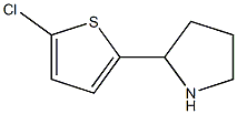 2-(5-CHLORO-2-THIENYL)PYRROLIDINE,,结构式