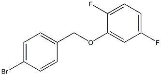 1-(4-BROMOBENZYLOXY)-2,5-DIFLUOROBENZENE 98%,,结构式