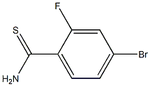 4-BROMO-2-FLUOROTHIOBENZAMIDE, 97% MIN. 化学構造式