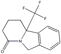 1,2,6,10B-TETRAHYDRO-10B-(TRIFLUOROMETHYL)PYRIDO-[2,1-A]-ISOINDOL-4(3H)-ONE 化学構造式