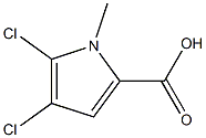 4,5-DICHLORO-1-METHYL-1H-PYRROLE-2-CARBOXYLIC ACID 结构式