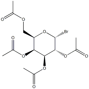 2,3,4,6-TETRA-O-ACETYL-A-D-GALACTOPYRANOSYL BROMIDE, 99% MIN. TLC Structure