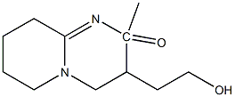 3-(2-HYDROXYETHYL)-2-METHYL-6,7,8,9-TETRAHYDRO-4H-PYRIDO (1,2-A)PYRIMIDINE-2-ONE 化学構造式