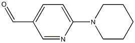 6-(1-PIPERIDINO)PYRIDINE-3-CARBOXALDEHYDE,,结构式