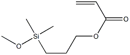 (3-ACRYLOXYPROPYL)DIMETHYLMETHOXYSILANE 95% Structure