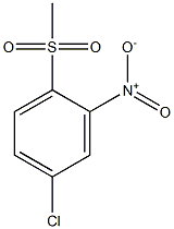 5-CHLORO-2-METHYLSULFONYLNITROBENZENE 化学構造式