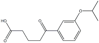 5-(3-ISO-PROPOXYPHENYL)-5-OXOVALERIC ACID 95%|