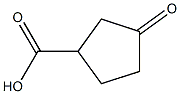 3-OXO-1-CYCLOPENTANECARBOXYLIC ACID 95% 化学構造式