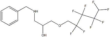  1-Benzylamino-3-(2,2,3,3,4,4,5,5-octafluoro-pentyloxy)-propan-2-ol