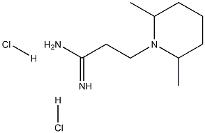 3-(2,6-Dimethyl-piperidin-1-yl)-propionamidine 2HCl Structure