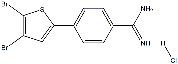  4-(4,5-Dibromo-thiophen-2-yl)-benzamidine HCl