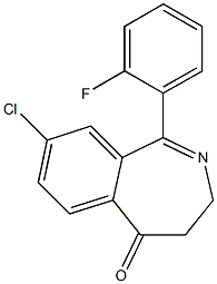 8-Chloro-1-(2-fluorophenyl)-3,4-dihydro-benzo[c]azepin-5-one