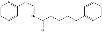 N-[2-(2-PYRIDINYL)ETHYL]-BENZENEPENTANAMIDE Structure