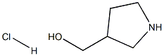 3-(HYDROXYMETHYL)PYRROLIDINE HCL 结构式