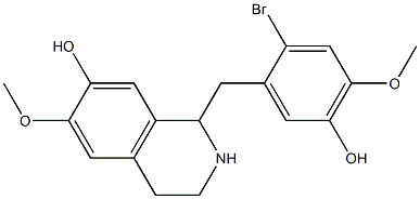 1-(2-BROMO-5-HYDROXY-4-METHOXYBENZYL)-1,2,3,4-TETRAHYDRO-7-HYDROXY-6-METHOXYISOZUINOLINE