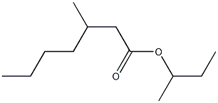 SEC-BUTYL-3-METHYLHEPTANOATE Struktur