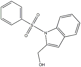 1-PHENYLSULFONYLINDOLE-2-METHANOL Struktur