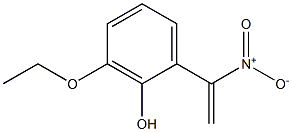 3-ETHOXY-2-HYDROXY-ALPHA-NITROSTYRENE Structure