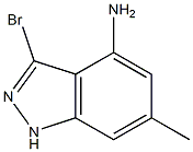 3-BROMO-6-METHYL-4-AMINOINDAZOLE,,结构式