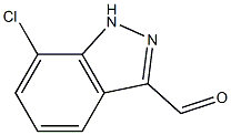 7-CHLOROINDAZOLE-3-CARBOXYALDEHYDE Structure