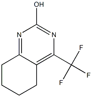 5,6,7,8-TETRAHYDRO-4-(TRIFLUOROMETHYL)-2-QUINAZOLINOL 化学構造式