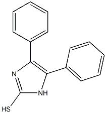 4,5-DIPHENYL-2-IMADAZOLETHIOL,,结构式