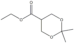 2,2-dimethyl-5-carbethoxy-1,3-dioxane Structure