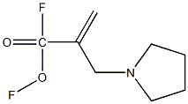 1,1-Difluoro-2-(Pyrrolidinylmethyl)Acrylic Acid 化学構造式