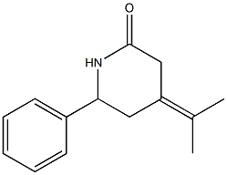 4-(1-Methylethylidene)-6-Phenylpiperidin-2-One,,结构式