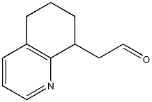 5,6,7,8-Tetrahydroquinolin-8-ylacetaldehyde,,结构式