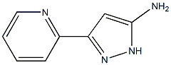 3-(PYRIDIN-2-YL)-1H-PYRAZOL-5-AMINE,,结构式