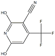 2,6-DIHYDROXY-3-CYANO-4-TRIFLUOROMETHYLPYRIDINE 结构式